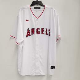 Nike Men's Los Angeles Angels of Anaheim White Jersey Sz. 3XL