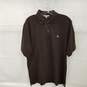 Burberry London Brown Cotton Polo Shirt Men's Size M image number 1