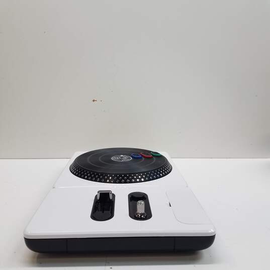Sony PS3 DJ Hero wireless turntable controller and microphone - white image number 3