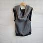 Burton Gray Full Zip Hooded Vest WM Size M image number 2