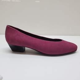 Ecco Pump Purple Suede Heels Size 5 alternative image
