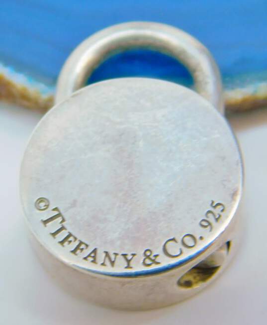 Vintage Tiffany & Co. Diamond Mini Round Lock Pendant