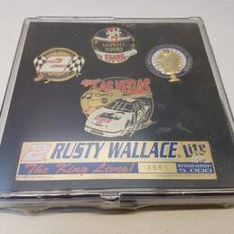 Sealed 1998 NASCAR Racing Team Commemorative Pin Set Rusty Wallace #2 1686/5000 alternative image