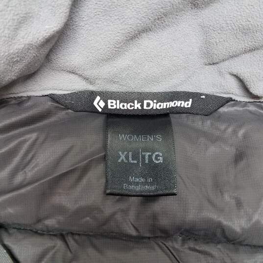 Black Diamond Equipment Black Long Sleeve Full Zip Puffer Coat Jacket Women's Size XL image number 3