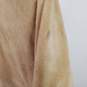 Giacca Women Beige Leather Suede Coat M image number 8