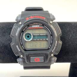 Designer Casio G-Shock DW-9052 Black Adjustable Strap Digital Wristwatch