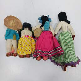 Bundle of 4 Handmade Folk Dolls alternative image