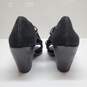 WOMEN'S EILEEN FISHER BLACK ANKLE PEEP TOE BOOTIES SIZE 7 image number 4