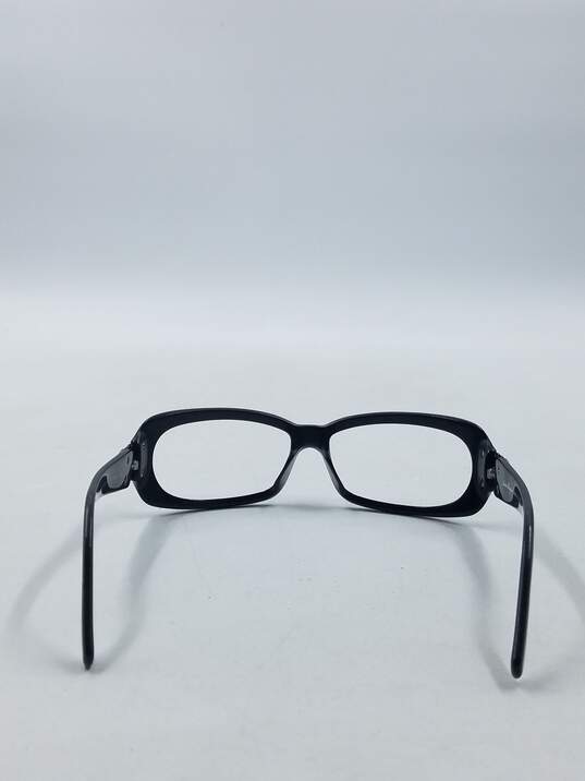 Salvatore Ferragamo Black Rectangle Eyeglasses image number 3