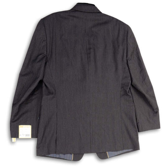 NWT Mens Gray Notch Lapel Long Sleeve Flap Pocket Two Button Blazer Sz 44L image number 2