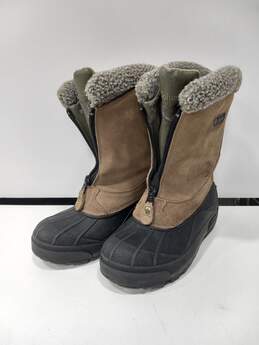 Women's Zip-Up Snow Boots Size 6.5