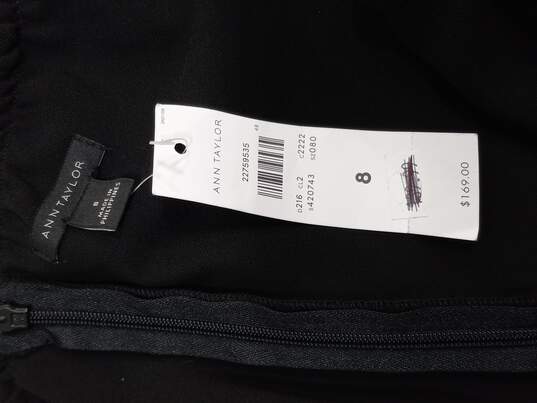Pantsuit Solid Black Off Shoulder Style Jumpsuit Size 8 image number 3
