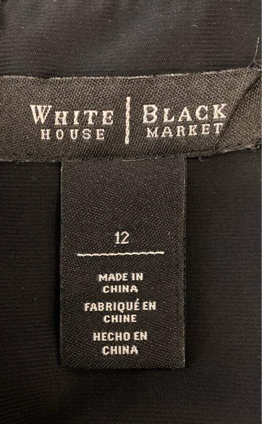 White House Black Market Black Casual Dress - Size 12 image number 3