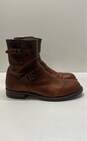 Frye Logan Leather Engineer Boots Brown 9 image number 1