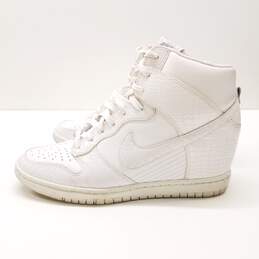 Nike Dunk Sky High White Croc Print Sneakers 528899-105 Size 9.5 alternative image