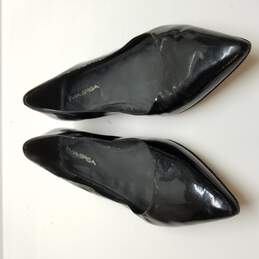 WOMENS VIA SPIGA PATENT LEATHER SLIP ON POINTED TOE SHOES