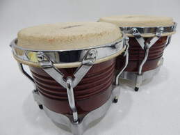 LP (Latin Percussion) Brand Matador Model Mechanically-Tuned Wooden Bongos alternative image