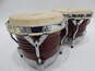 LP (Latin Percussion) Brand Matador Model Mechanically-Tuned Wooden Bongos image number 2
