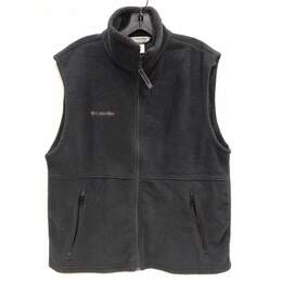 Columbia Men's Black Fleece Vest Size M