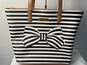 Kenneth Cole Reaction Women's Black and White Tote image number 1