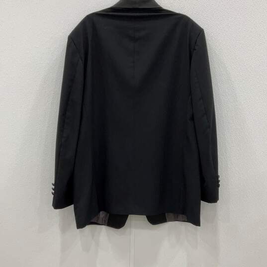 Christian Dior Mens Black Shawl Collar One-Button Blazer Size 50L W/COA image number 3