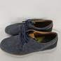 Skechers Wide Fit Air-Cooled Memory Foam Blue Shoes image number 2