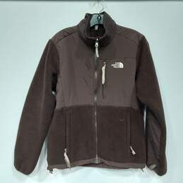 The North Face Brown Full Zip Fleece Jacket Women's Size M