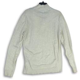 Alfani Womens Beige Mock Neck Long Sleeve Pullover Sweater Size L alternative image
