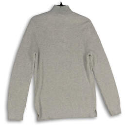NWT Mens Gray Long Sleeve Mock Neck Pullover Sweater Size Large alternative image