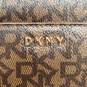 DKNY Monogrammed Crossbody Bag Brown image number 8