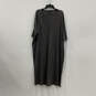 Womens Black Short Sleeve V-Neck Regular Fit Button Front Shift Dress Sz XS image number 1