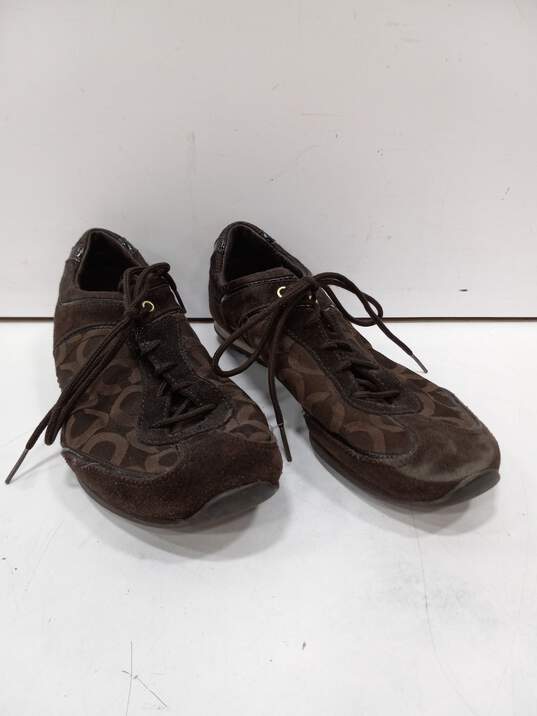 Women's Brown Coach  A1343 Shoes Size 9 1/2 image number 1