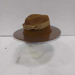 MG Cooper Wide Brim Pecan Brown Hat No Size