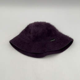 Womens Purple Furgora Lola Round Fashionable Winter Bucket Hat Regular