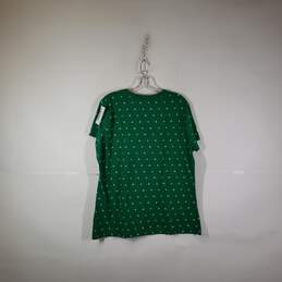 Womens All Over Print Boston Celtics Short Sleeve V-Neck NBA T-Shirt Size 2XL alternative image