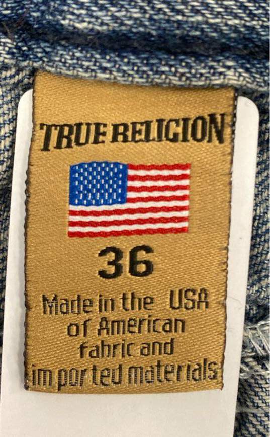 True Religion Blue Shorts - Size 36 image number 3