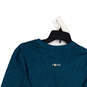 Womens Blue Long Sleeve V-Neck Stretch Pullover T-Shirt Size Small image number 4