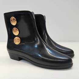 Melissa x Vivienne Westwood Rubber Rain Boots Black Size 8