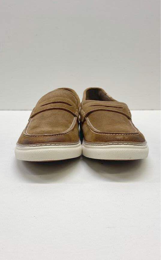 Adan LA Logan Brown Slip-On Shoes Size 9 image number 3