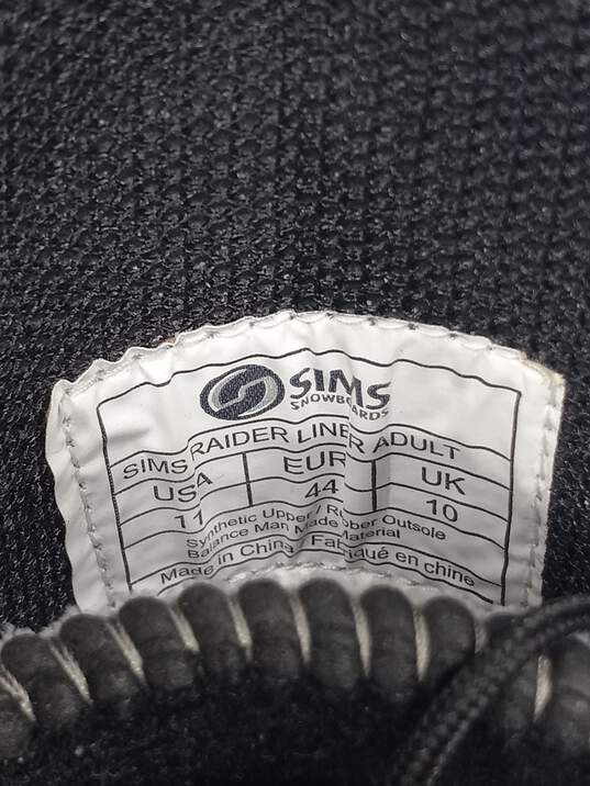 Sims Men's raider Liner Black Snowboarding Boots Size 11 image number 6