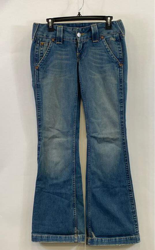 True Religion Women's Blue Flared Jeans- Sz 28 image number 1