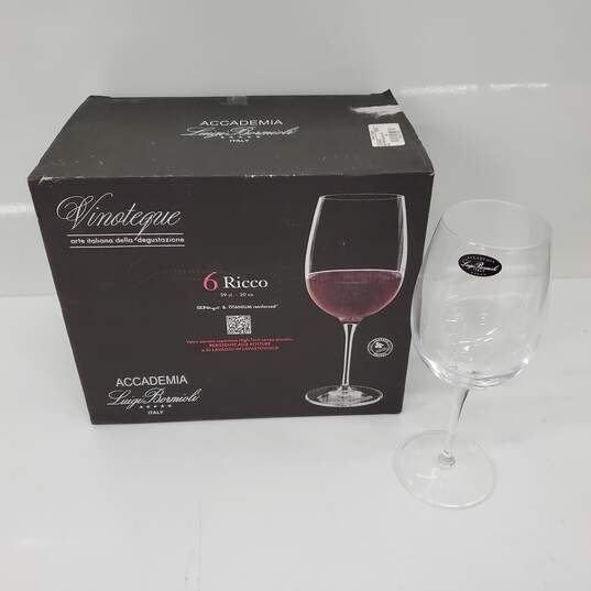 6 Luigi Bormioli Vinoteque 20oz. Ricco Red Wine Glasses image number 1