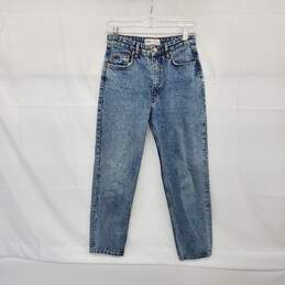 Zara Blue Acid Wash High Rise Jeans WM Size 4