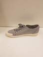 Michael Kors Canvas Lace Up Low Top Sneakers Grey image number 2