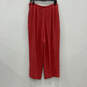 Womens Pink Sleeveless Back Zip Fashionable Two-Piece Pant Top Set Size 12 image number 4