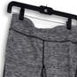 Womens Gray Space Dye Pull-On Stretch Capri Leggings Size Medium image number 4