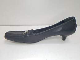 Prada Black Leather Heels Women's Size 6 alternative image
