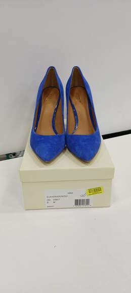 Coach Women's Blue Heels Size 8 Comes with Org. Box