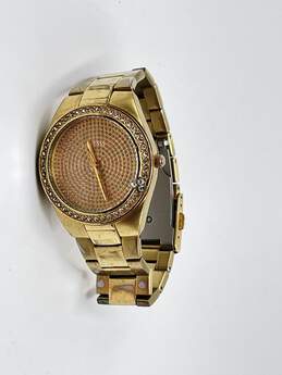 Guess Womens U11055L1 Gold-Tone Crystals Wristwatch 130g J-0550582-C-04