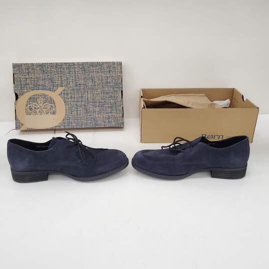 Born Shoes F50734 Rora Navy (River) Suede Men's US Size 10 M Shoes image number 1